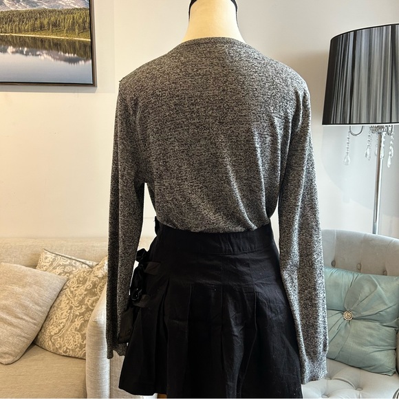 CK size S gray blouse / top - Picture 2 of 9